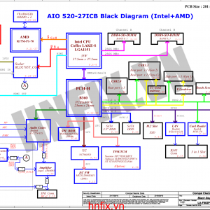 Lenovo AIO 520-27ICB ECA70 LA-F881P - LA-F882P REV1.0 Schematic