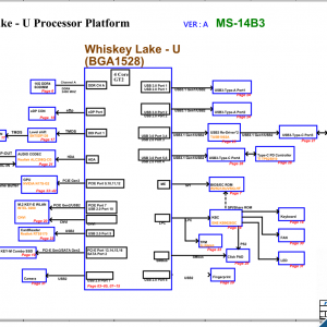 MSI Modern 14 A10M MS-14B3 - MS-14B31 Schematic