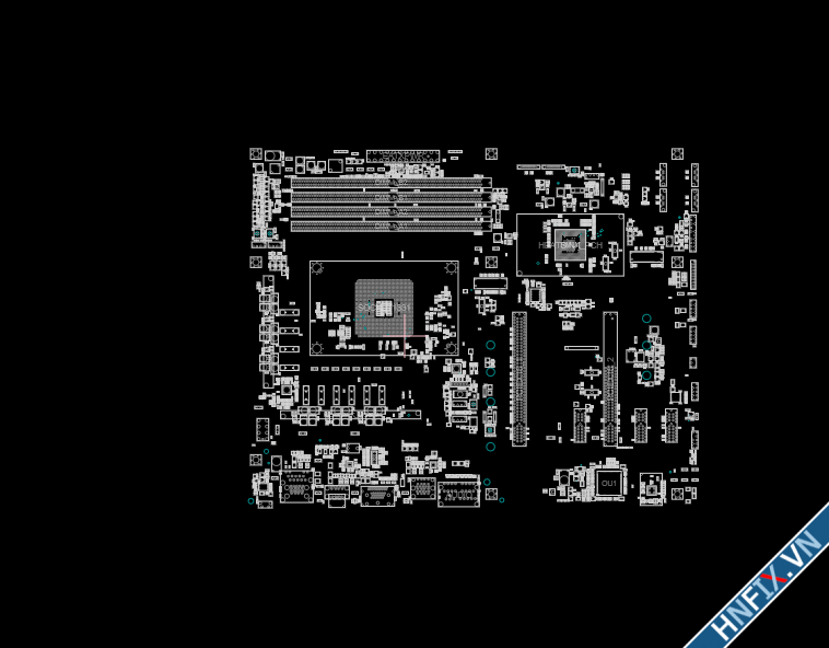 Asus TUF GAMING B450-PLUS II (60MB1650-MB0A01) Boardview