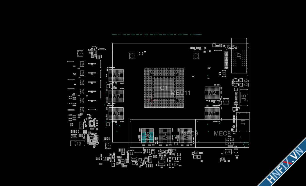 Gigabyte GV-N1070IXOC-8GD REV1.0 Boardview