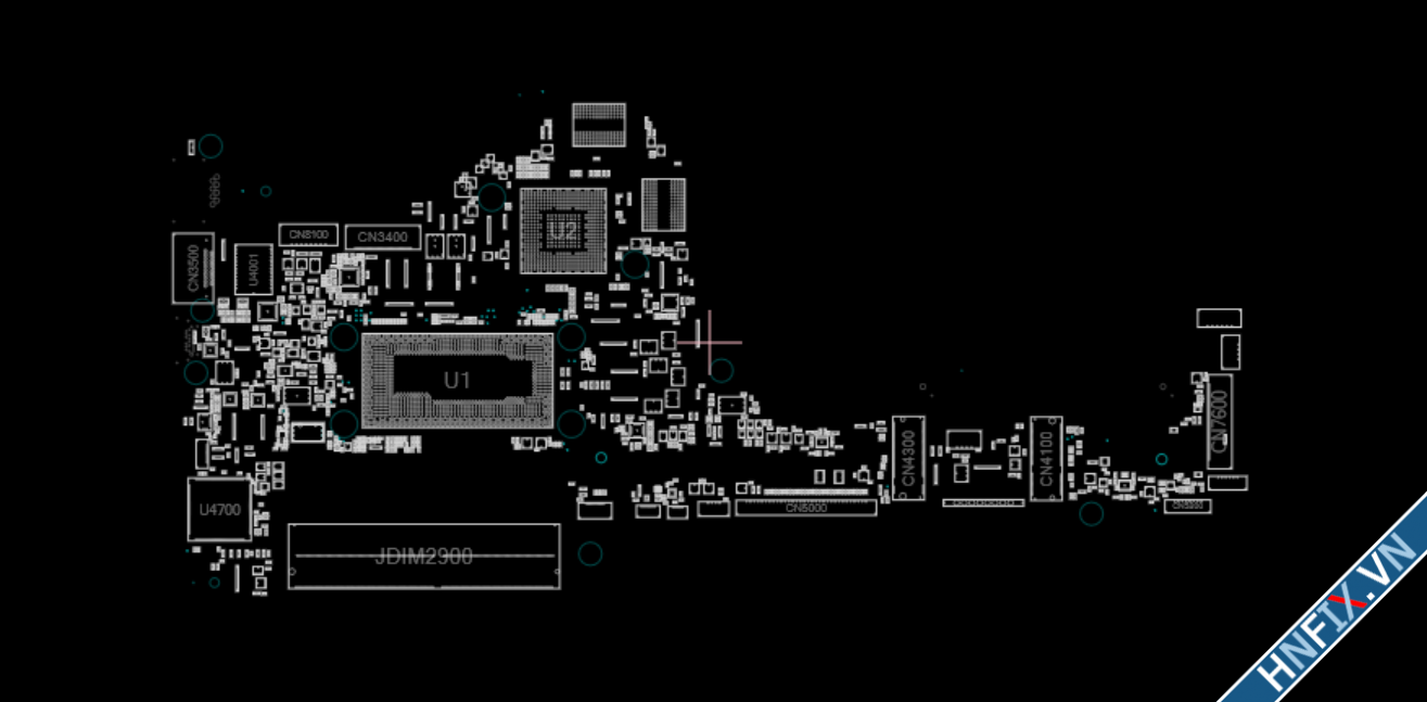 HP Pavilion 14-CE Quanta G7AL-2G DAG7ALMB8B0 Rev B Boardview