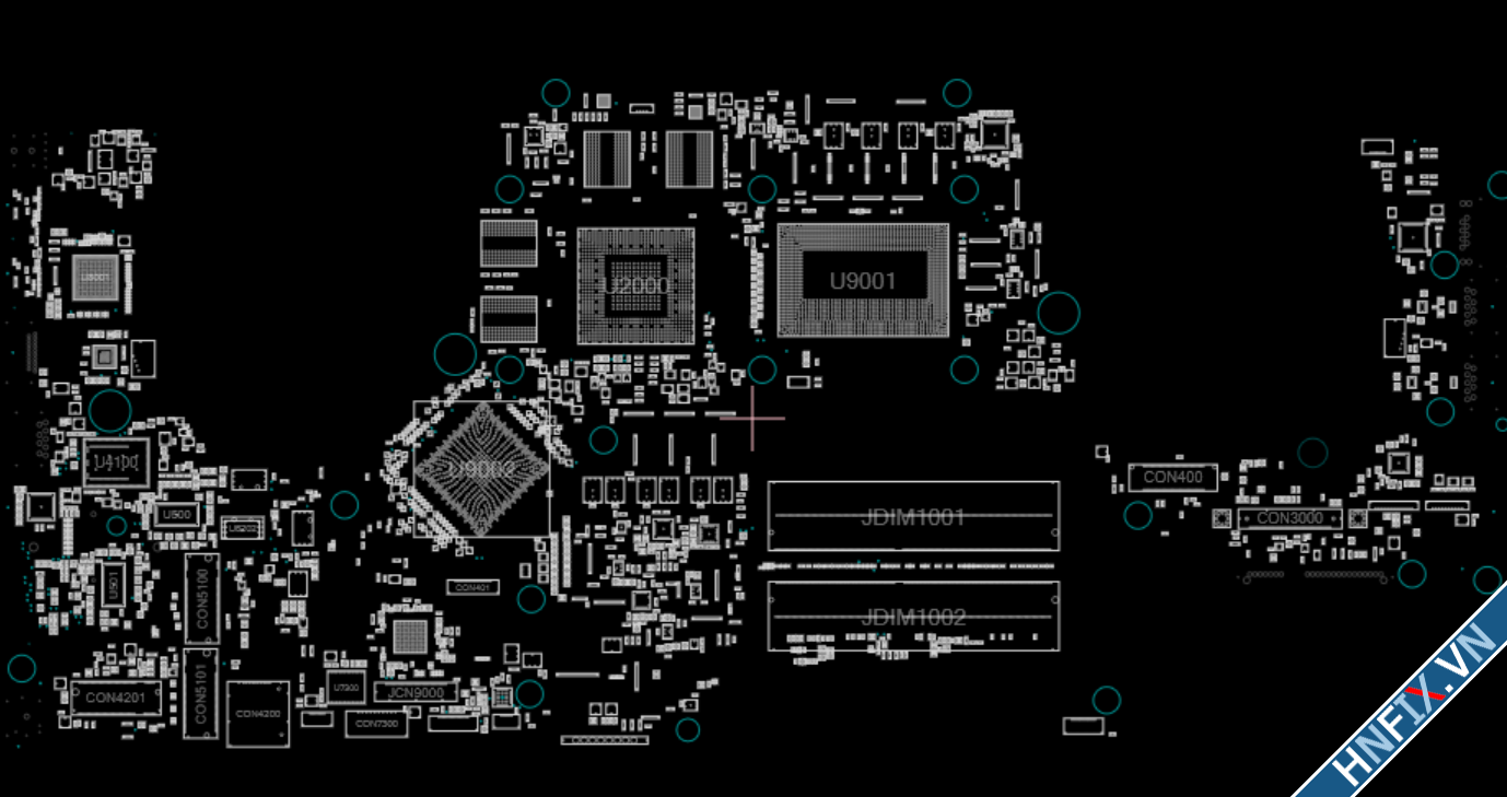 HP ZBOOK 15 G5 DA0XW2MBAG0 - XW2 Boardview